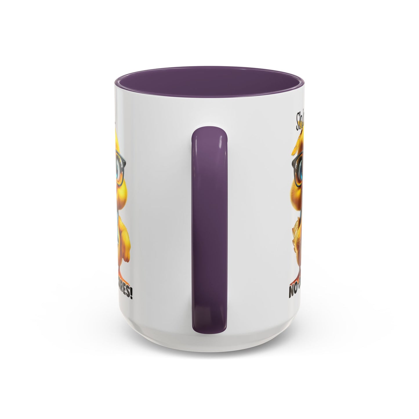 Shhh...no one cares! - Accent Coffee Mug (11, 15oz): The Perfect Blend of Style and Sass Mely Mela