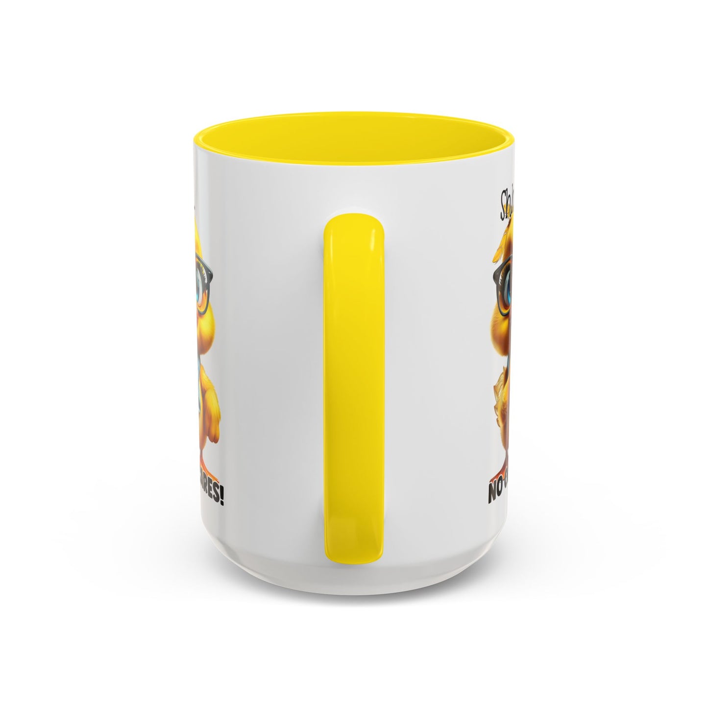 Shhh...no one cares! - Accent Coffee Mug (11, 15oz): The Perfect Blend of Style and Sass Mely Mela