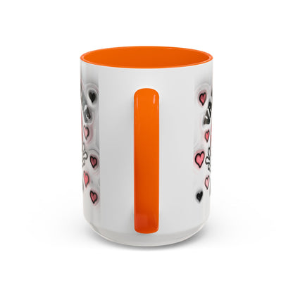 Valentine Vibes - Accent Coffee Mug (11oz, 15oz) Mely Mela