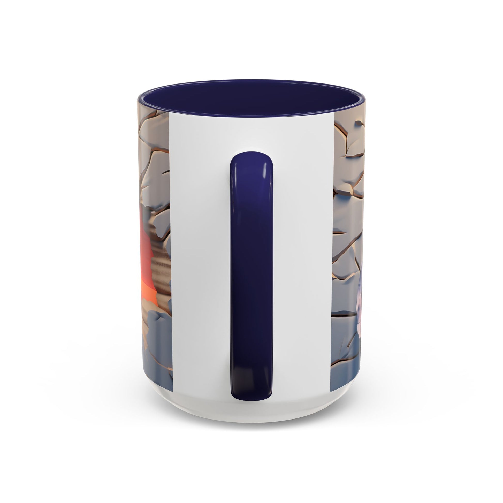 Elevate Every Sip with the 3D Canyon at Dusk - Accent Coffee Mug (11, 15oz) Mely Mela