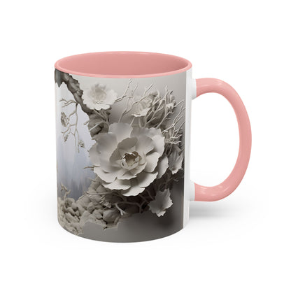 Elevate Your Morning Routine with the 3D Misty Forest - Accent Coffee Mug (11, 15oz) Mely Mela