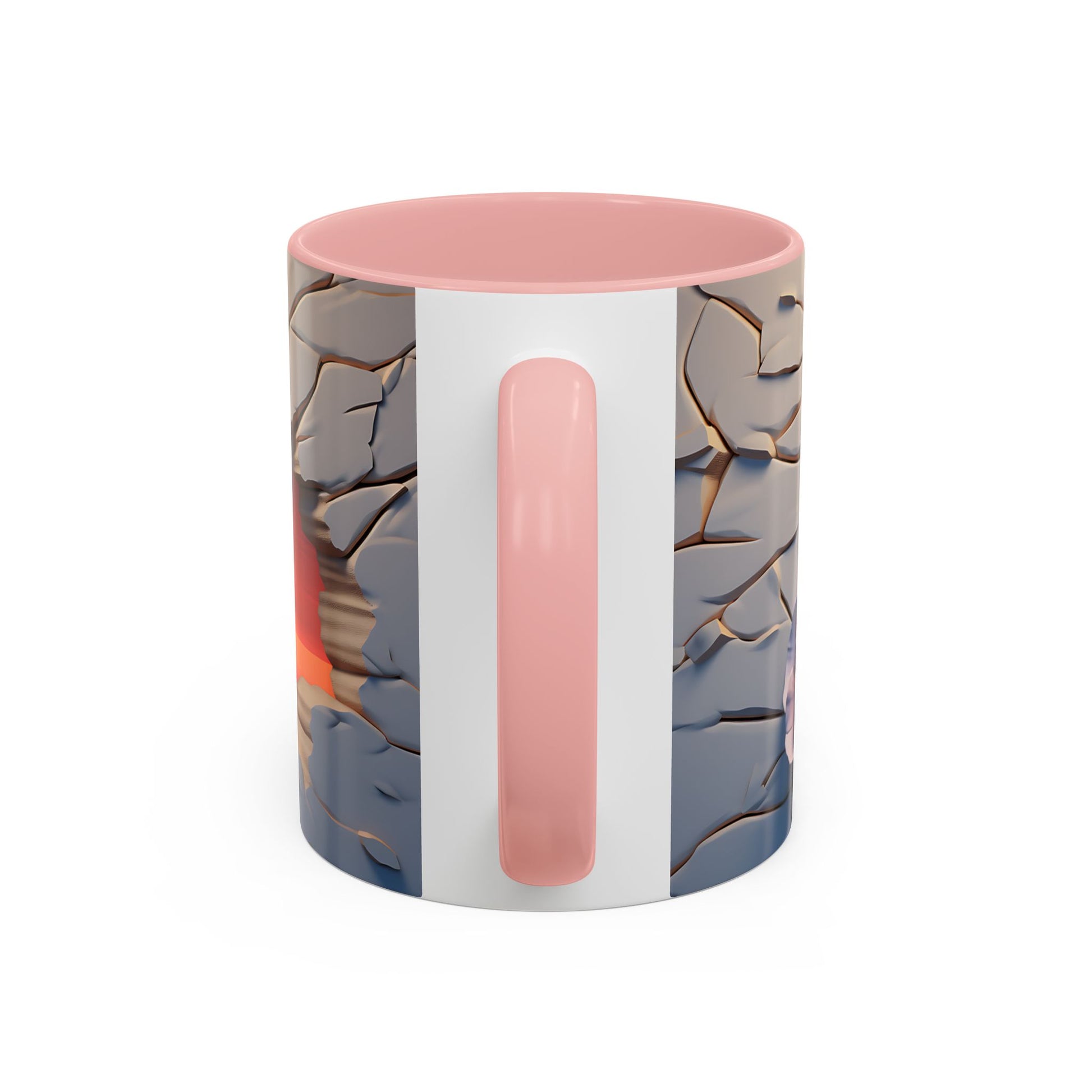 Elevate Every Sip with the 3D Canyon at Dusk - Accent Coffee Mug (11, 15oz) Mely Mela