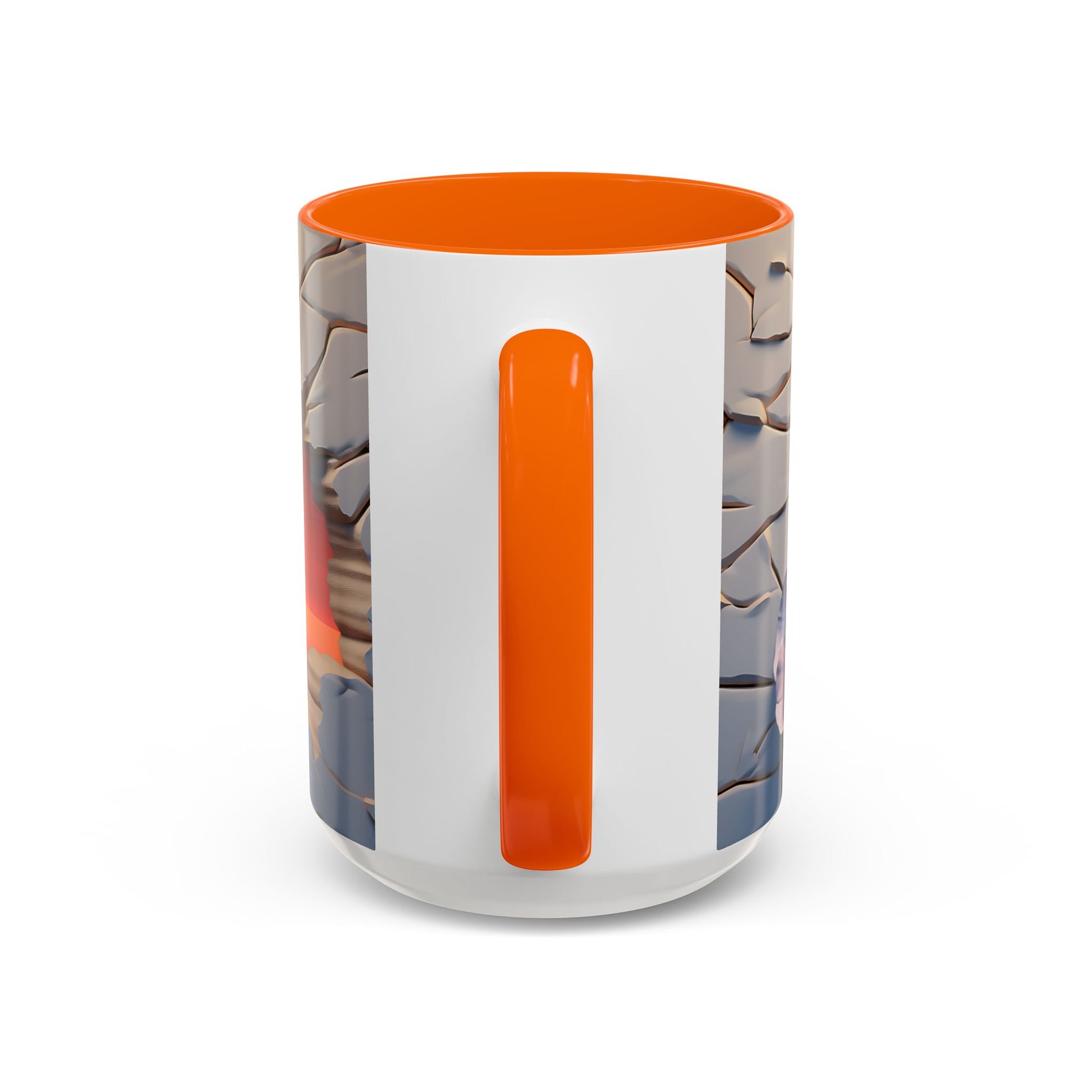 Elevate Every Sip with the 3D Canyon at Dusk - Accent Coffee Mug (11, 15oz) Mely Mela