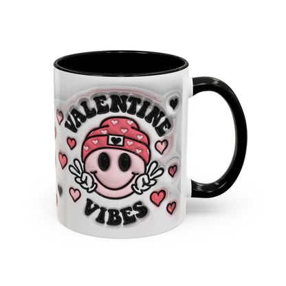 Valentine Vibes - Accent Coffee Mug (11oz, 15oz) Mely Mela