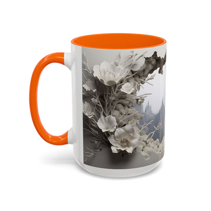 Elevate Your Morning Routine with the 3D Misty Forest - Accent Coffee Mug (11, 15oz) Mely Mela