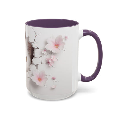 Elevate Your Coffee Moments with the 3D White Cat - Accent Coffee Mug (11, 15oz) Mely Mela