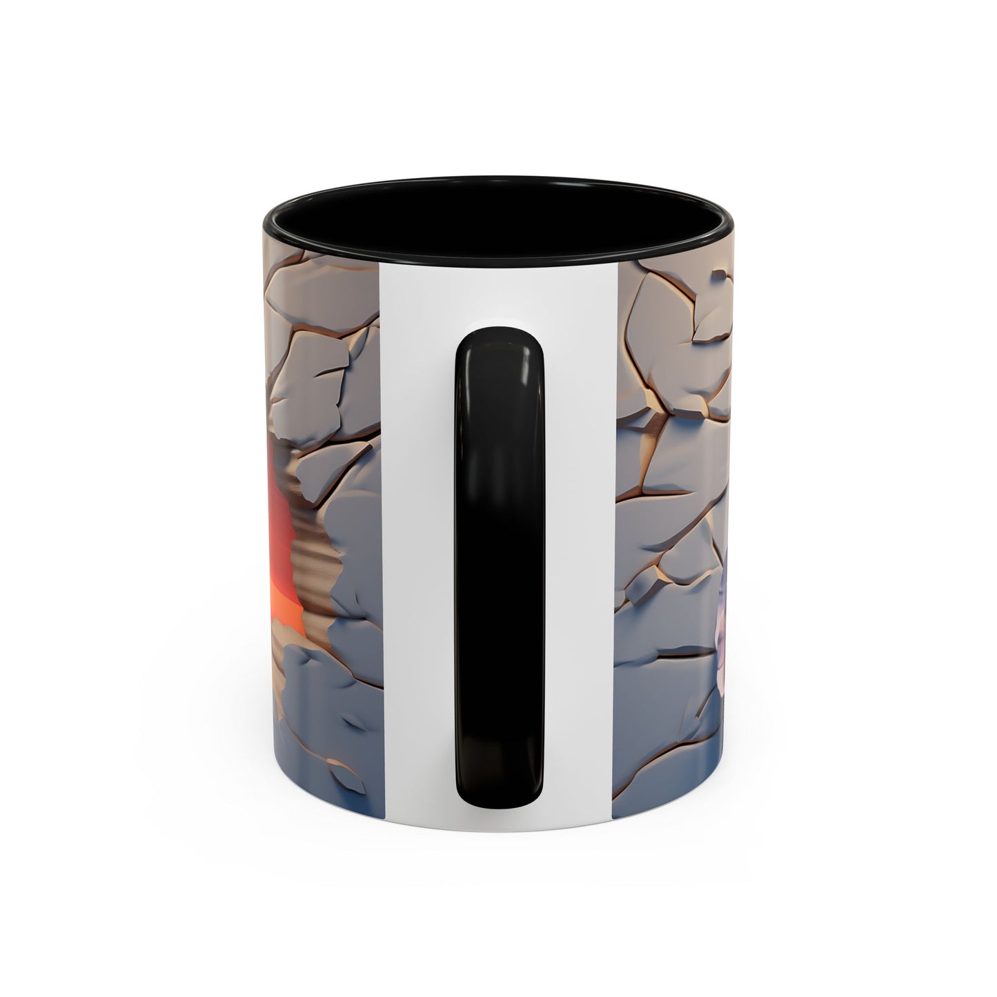 Elevate Every Sip with the 3D Canyon at Dusk - Accent Coffee Mug (11, 15oz) Mely Mela