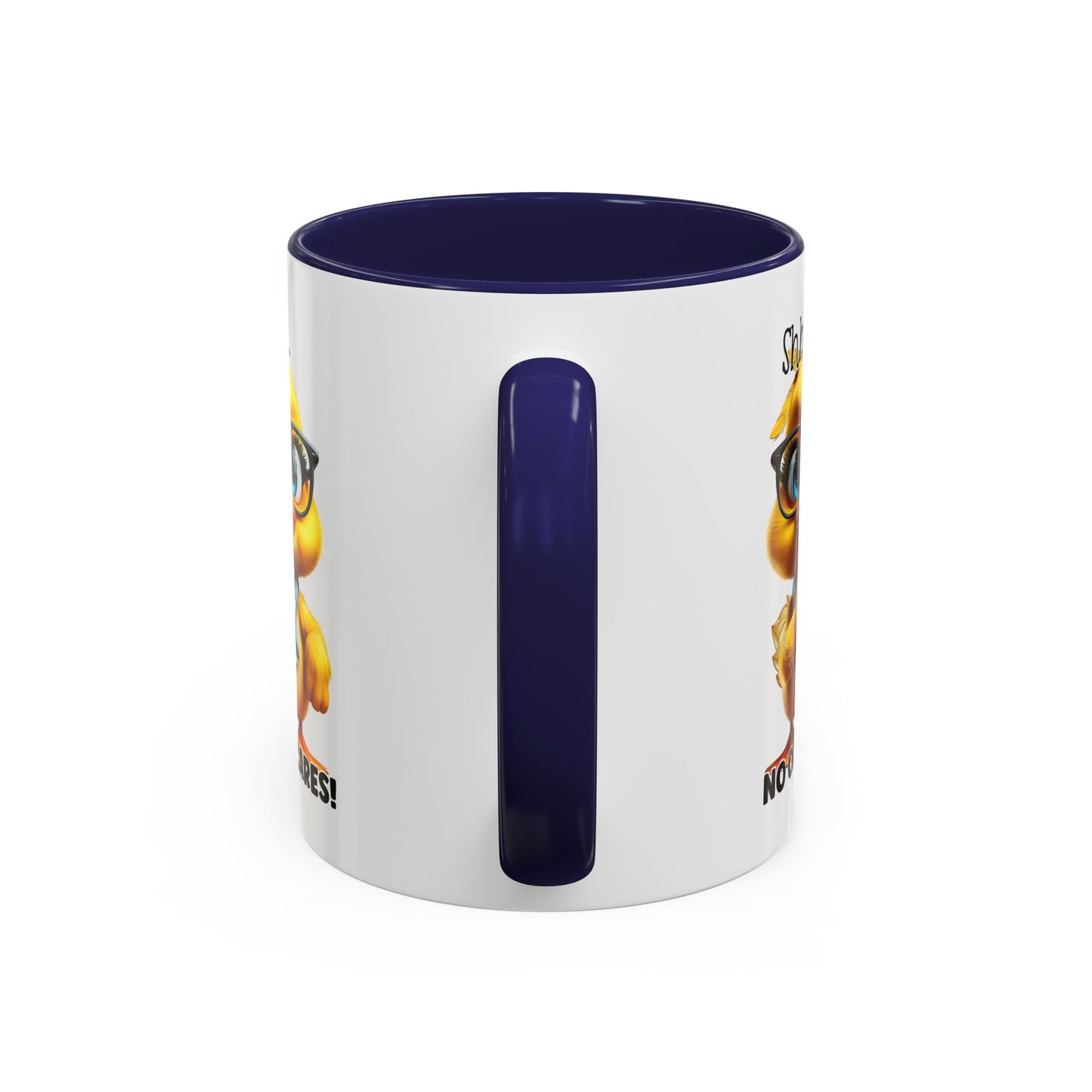 Shhh...no one cares! - Accent Coffee Mug (11, 15oz): The Perfect Blend of Style and Sass Mely Mela