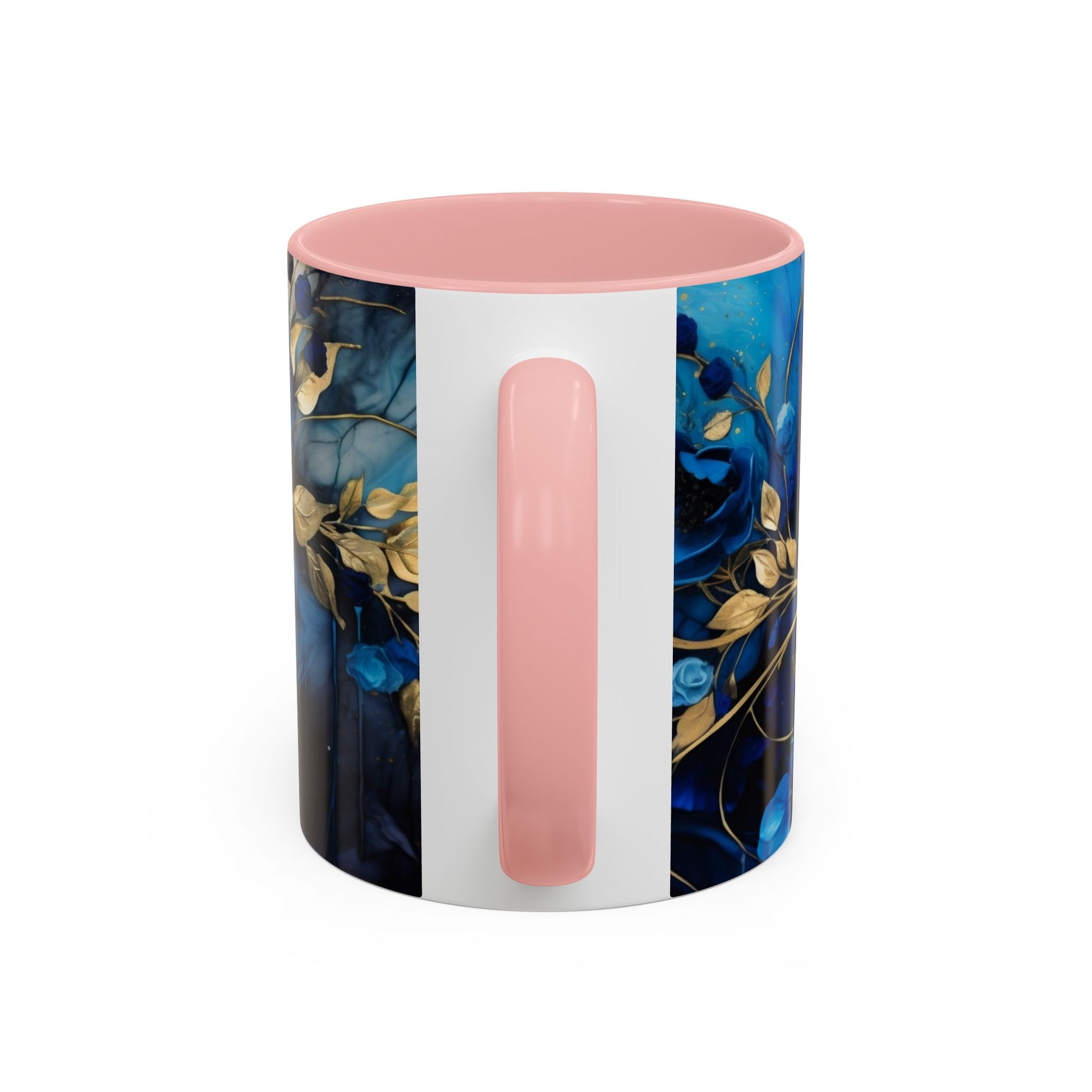 Elegance in Every Sip: Blue Roses - Accent Coffee Mug (11, 15oz) Mely Mela