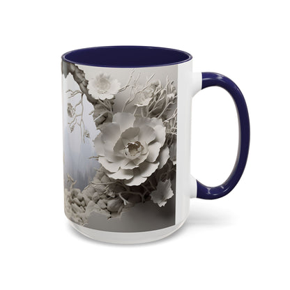 Elevate Your Morning Routine with the 3D Misty Forest - Accent Coffee Mug (11, 15oz) Mely Mela