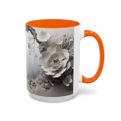 Elevate Your Morning Routine with the 3D Misty Forest - Accent Coffee Mug (11, 15oz) Mely Mela