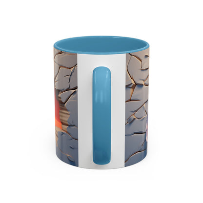 Elevate Every Sip with the 3D Canyon at Dusk - Accent Coffee Mug (11, 15oz) Mely Mela