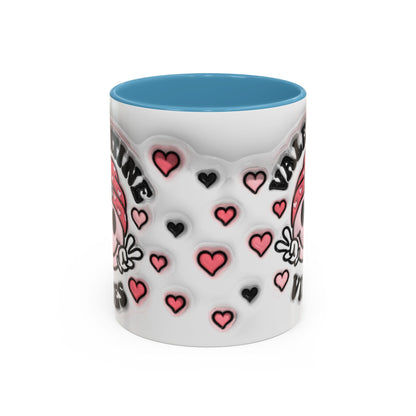 Valentine Vibes - Accent Coffee Mug (11oz, 15oz) Mely Mela