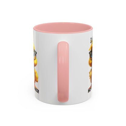 Shhh...no one cares! - Accent Coffee Mug (11, 15oz): The Perfect Blend of Style and Sass Mely Mela