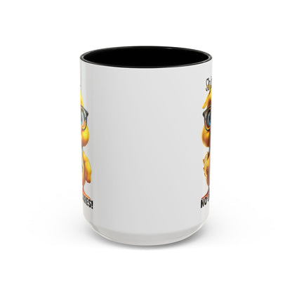 Shhh...no one cares! - Accent Coffee Mug (11, 15oz): The Perfect Blend of Style and Sass Mely Mela