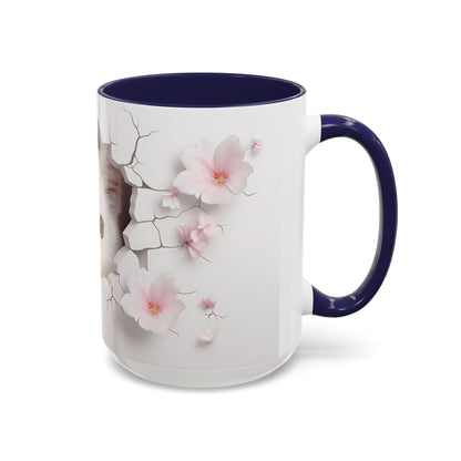 Elevate Your Coffee Moments with the 3D White Cat - Accent Coffee Mug (11, 15oz) Mely Mela