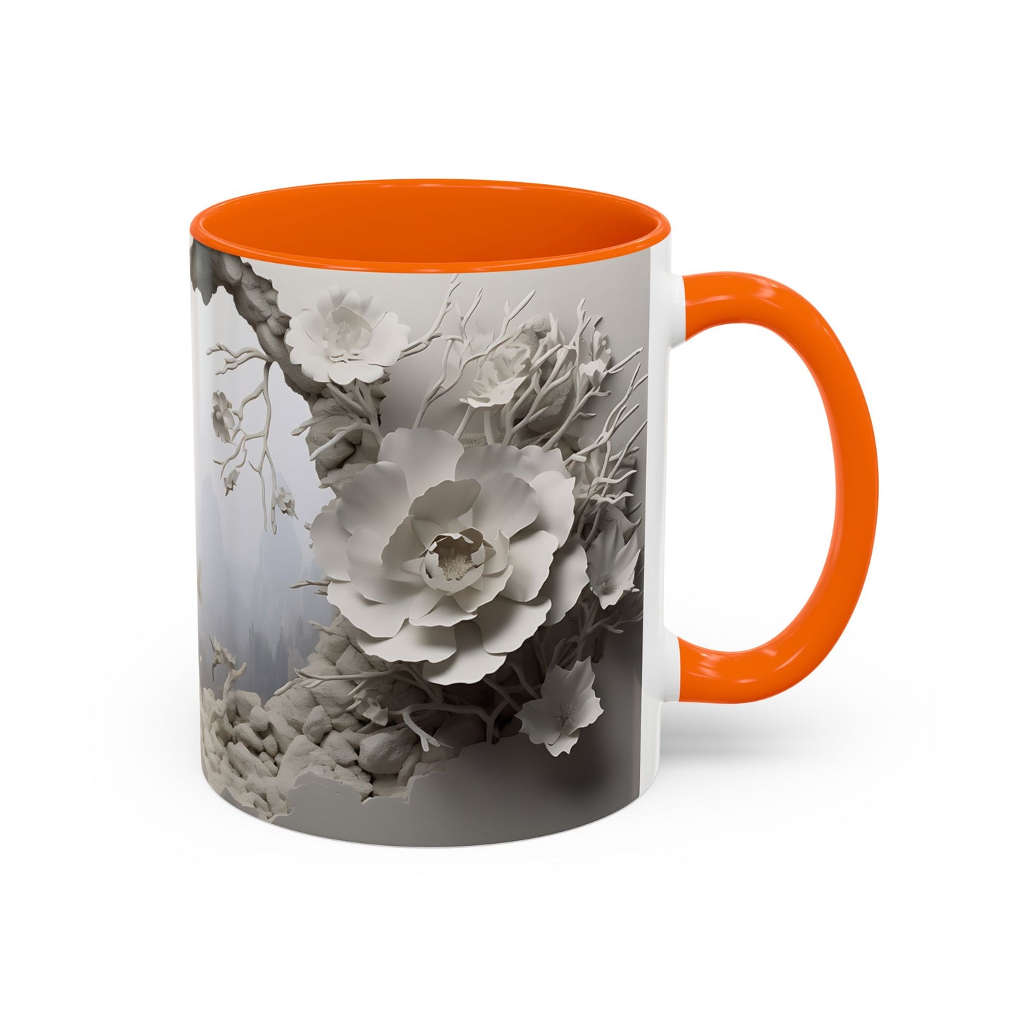 Elevate Your Morning Routine with the 3D Misty Forest - Accent Coffee Mug (11, 15oz) Mely Mela