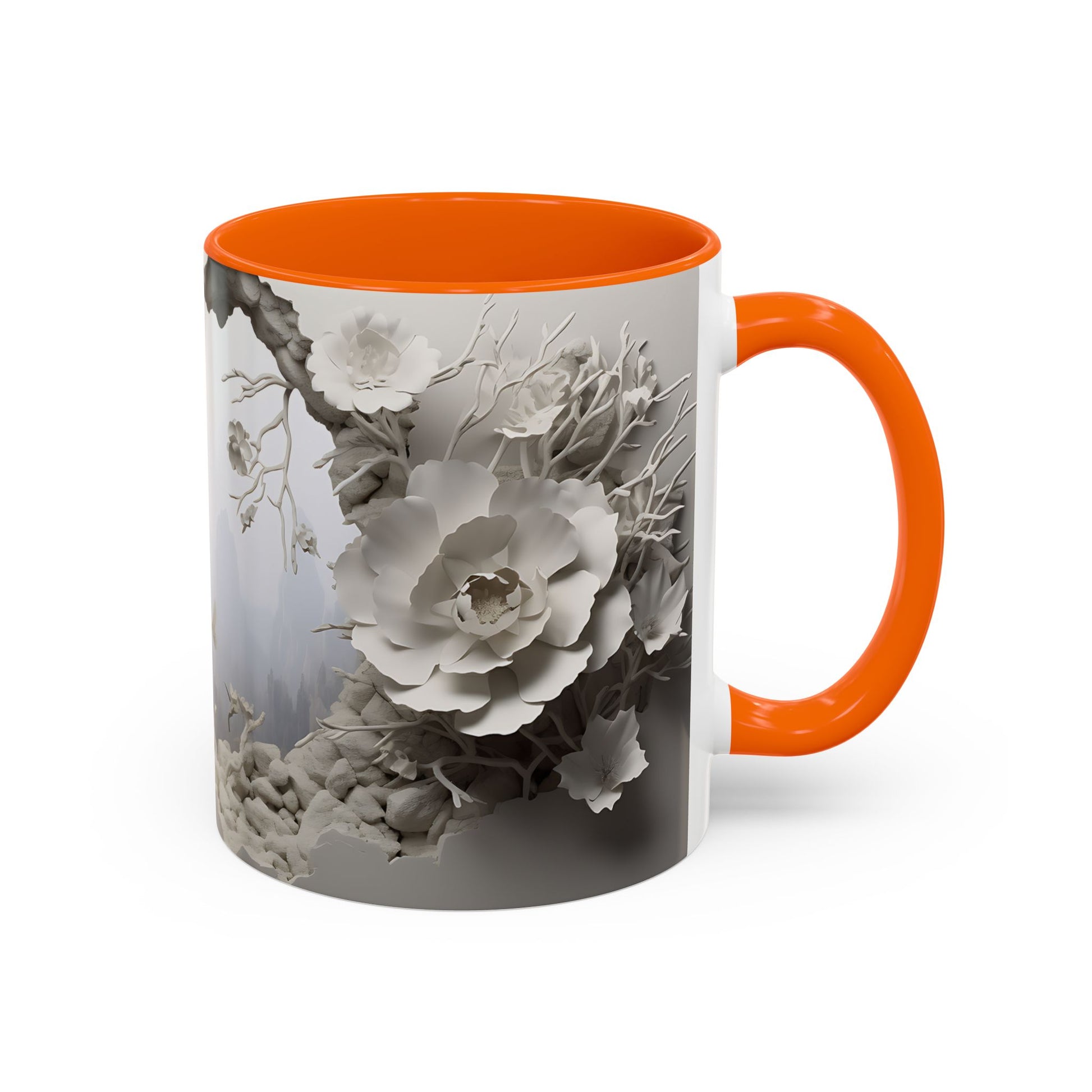 Elevate Your Morning Routine with the 3D Misty Forest - Accent Coffee Mug (11, 15oz) Mely Mela