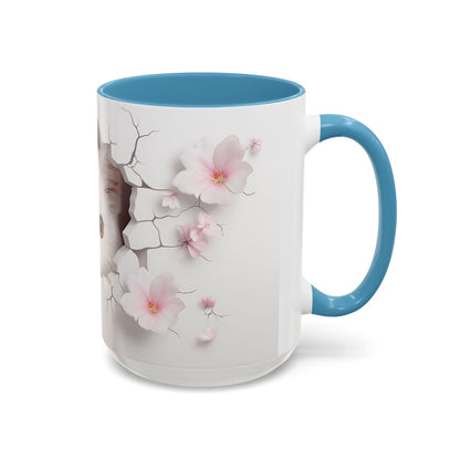 Elevate Your Coffee Moments with the 3D White Cat - Accent Coffee Mug (11, 15oz) Mely Mela