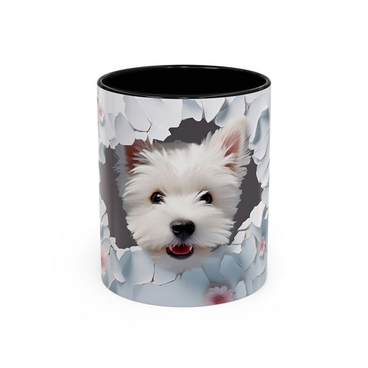 3D Dog - Accent Coffee Mug (11, 15oz): The Perfect Blend of Charm and Functionality Mely Mela