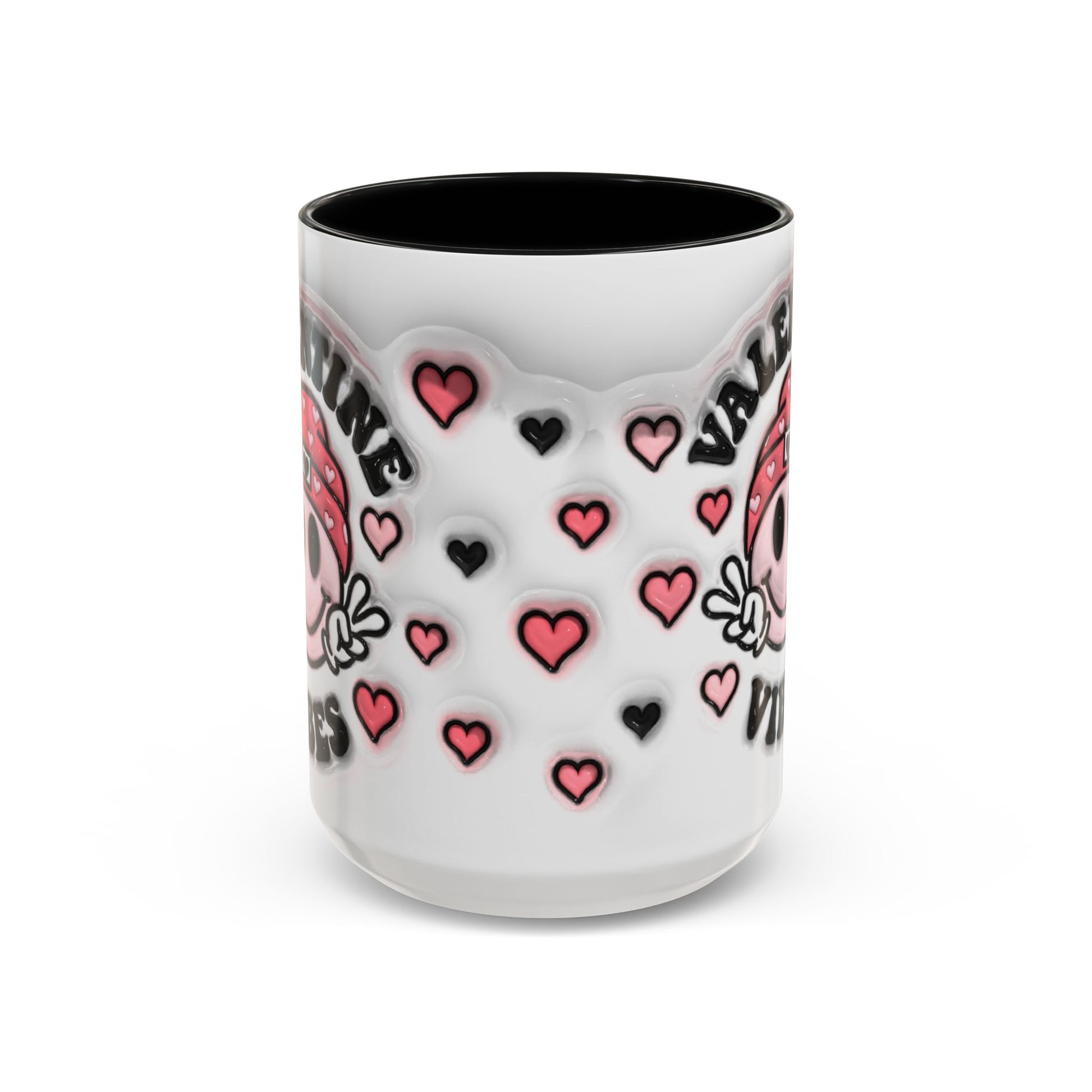 Valentine Vibes - Accent Coffee Mug (11oz, 15oz) Mely Mela