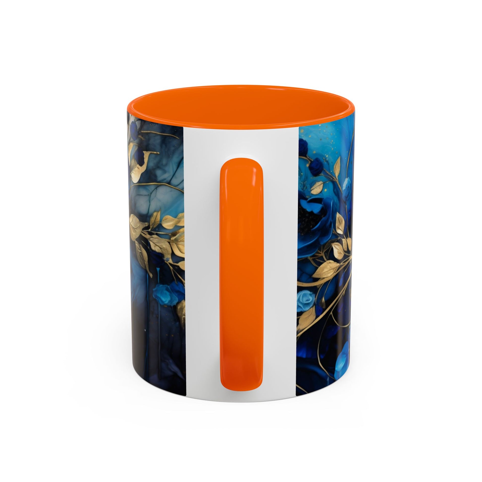 Elegance in Every Sip: Blue Roses - Accent Coffee Mug (11, 15oz) Mely Mela