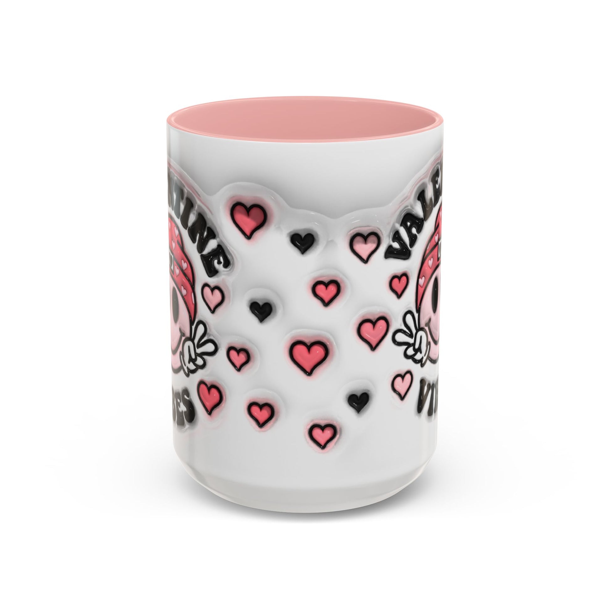 Valentine Vibes - Accent Coffee Mug (11oz, 15oz) Mely Mela