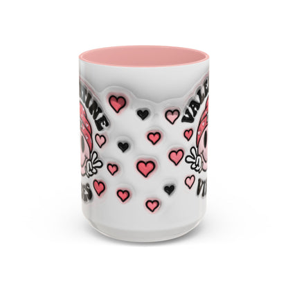 Valentine Vibes - Accent Coffee Mug (11oz, 15oz) Mely Mela