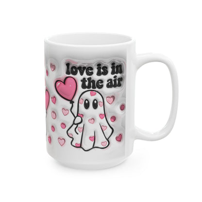 Love Is in the Air - Ceramic Mug (11oz, 15oz) | Perfect Valentine’s Day Gift Mely Mela