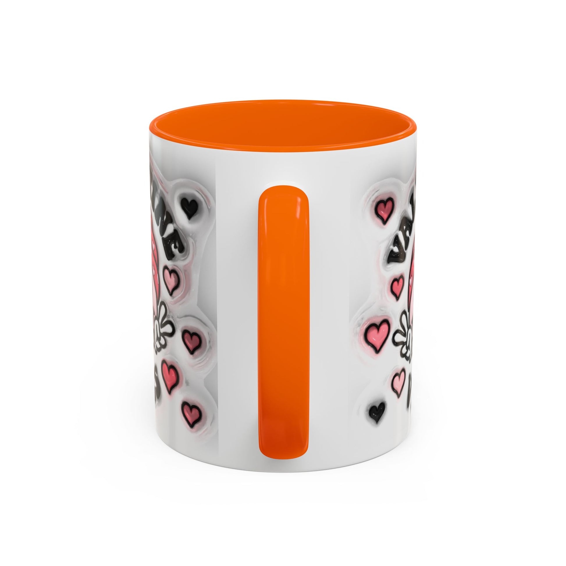 Valentine Vibes - Accent Coffee Mug (11oz, 15oz) Mely Mela