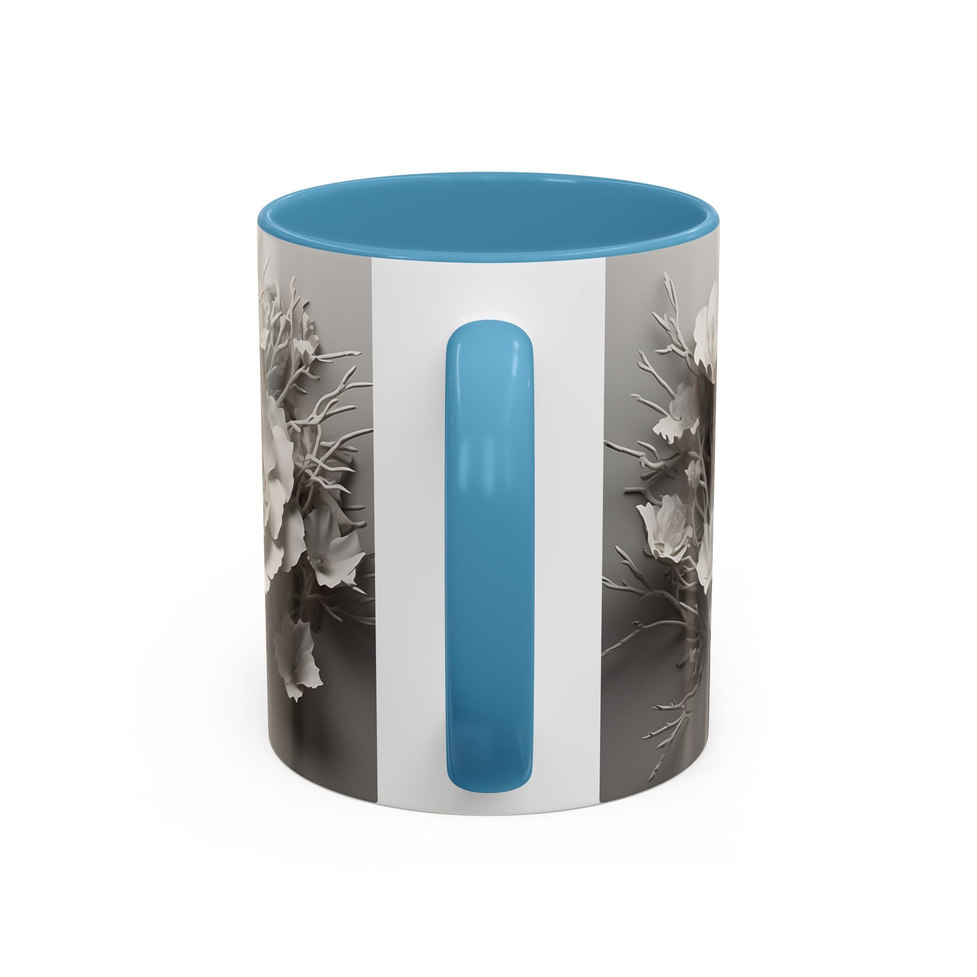 Elevate Your Morning Routine with the 3D Misty Forest - Accent Coffee Mug (11, 15oz) Mely Mela